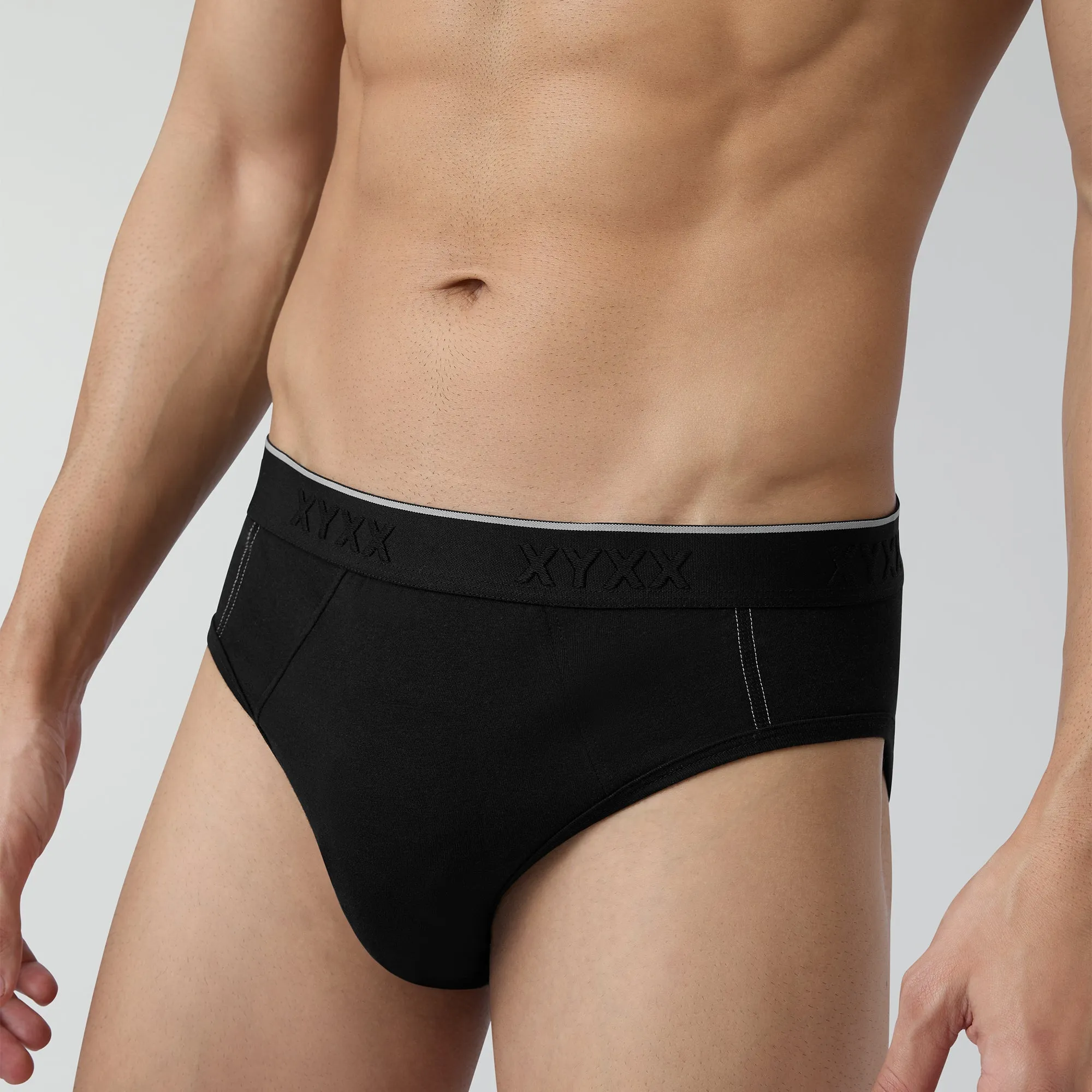 Crux Cotton Stretch Briefs Pitch Black