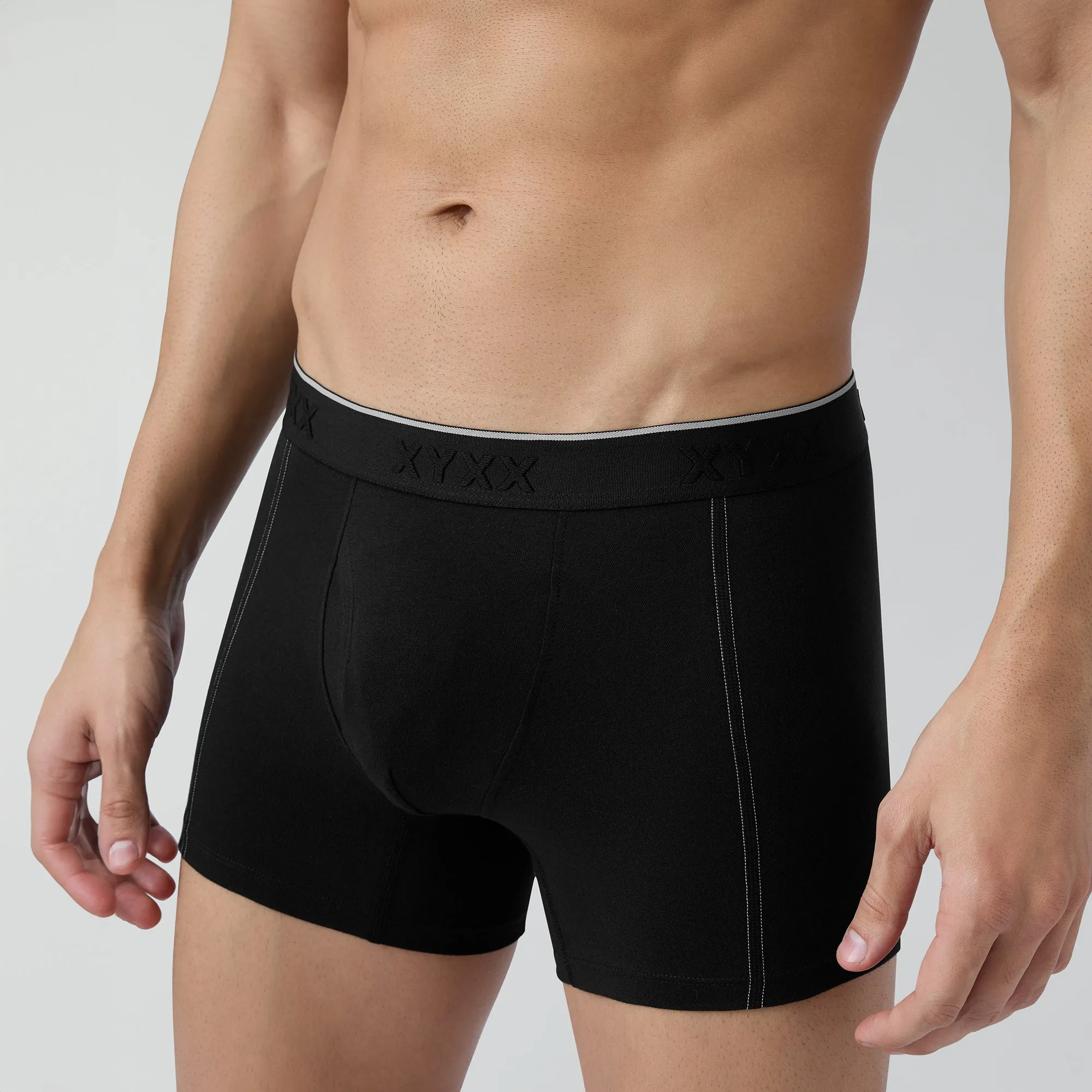 Crux Cotton Stretch Trunks Pitch Black