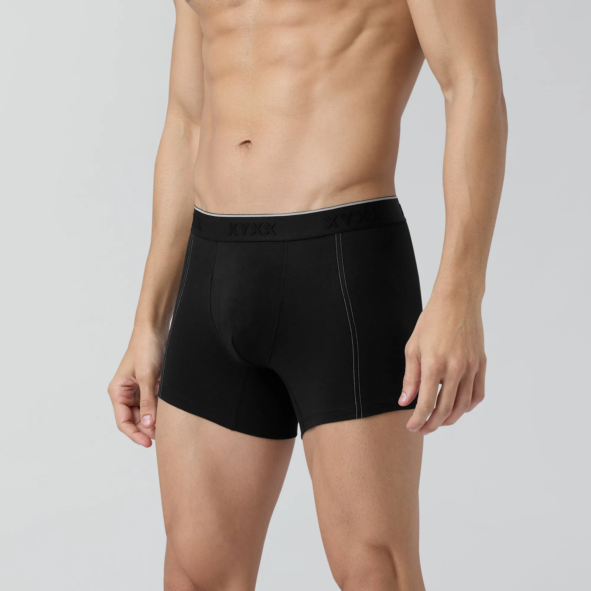 Crux Cotton Stretch Trunks Pitch Black