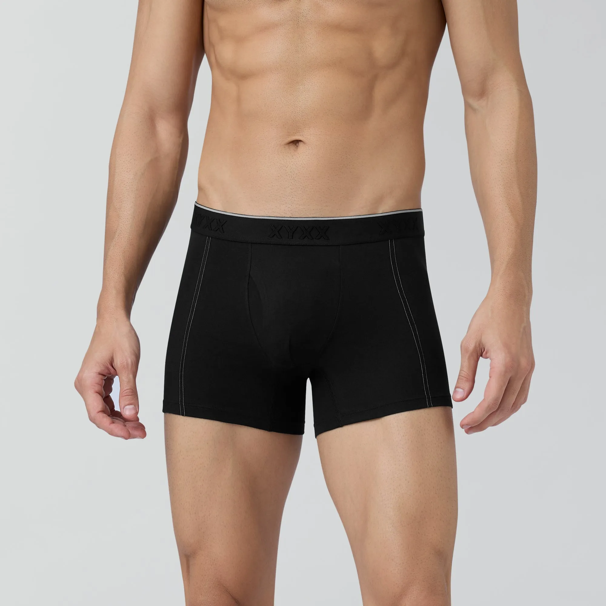 Crux Cotton Stretch Trunks Pitch Black