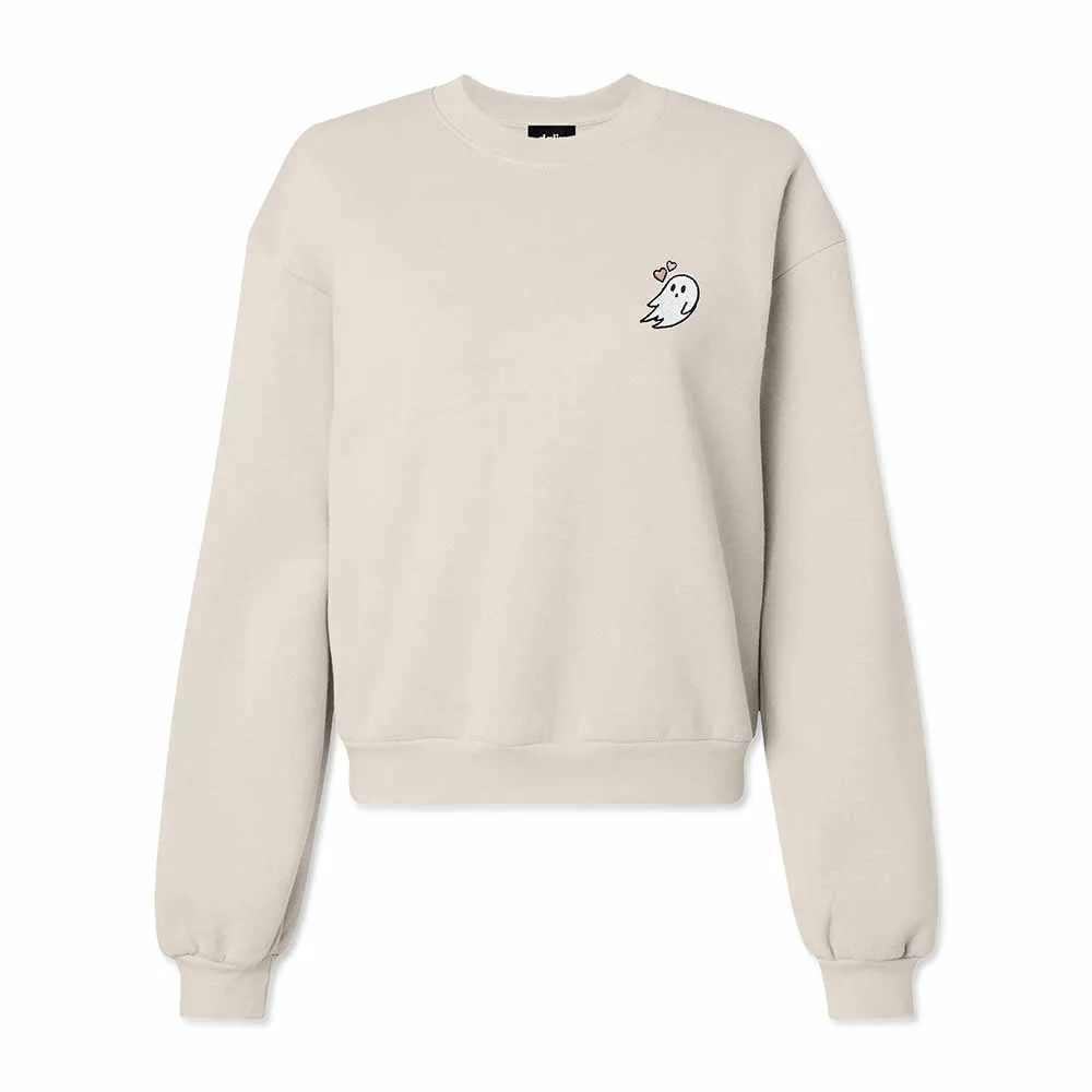 Dalix Heartly Ghost Relaxed Sweatshirt