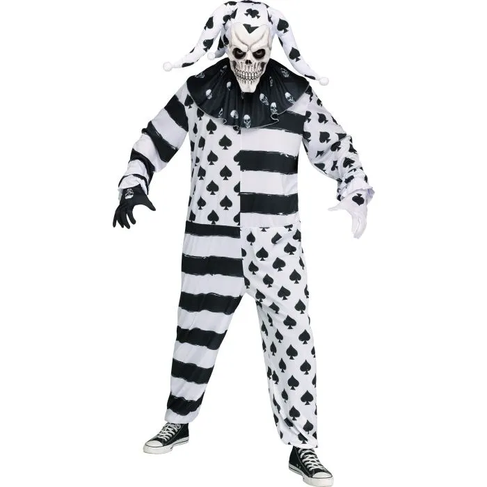 Demonic Jester Clown Adult Costume