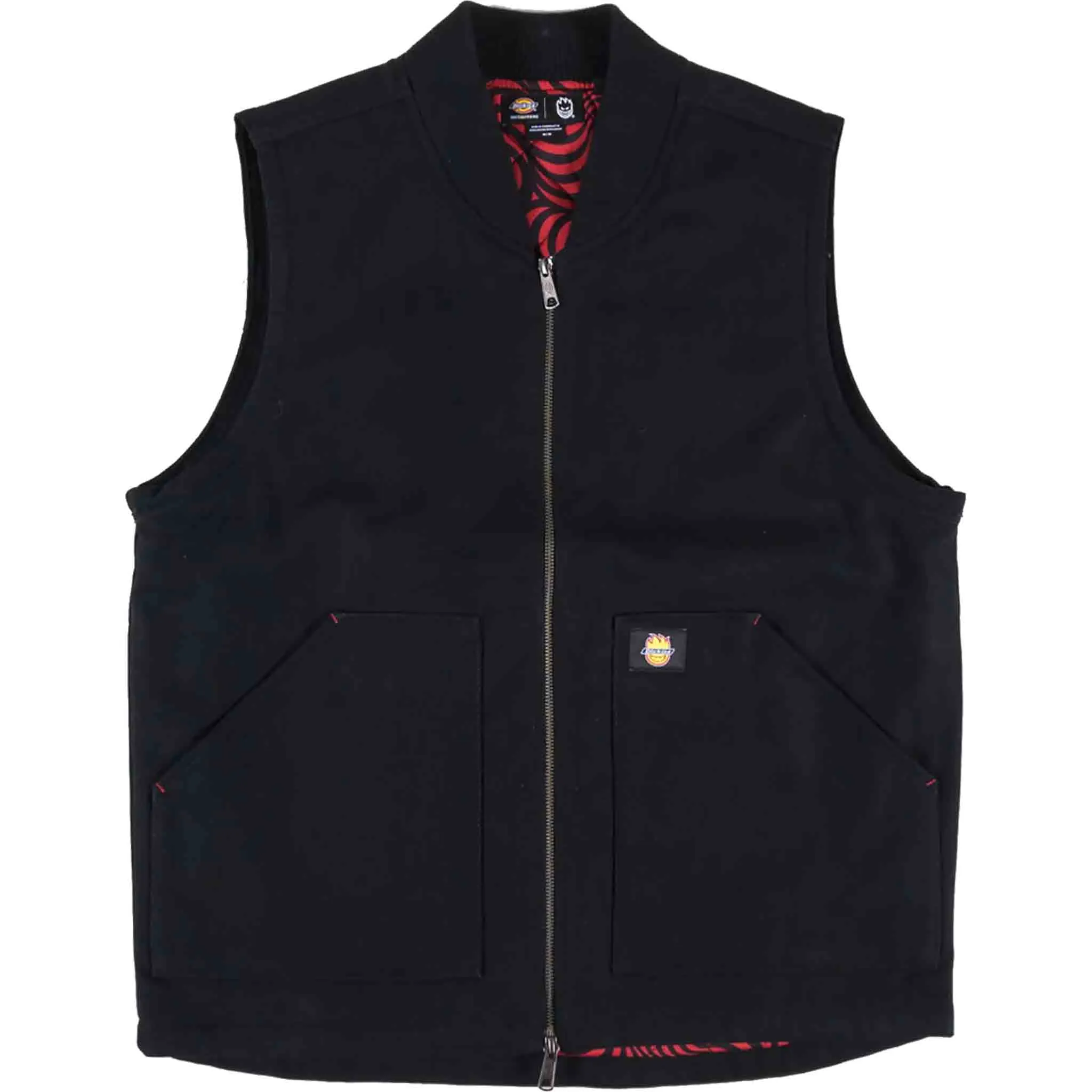 Dickies x Spitfire Vest Black