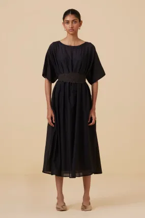 Didda Black Cape Dress