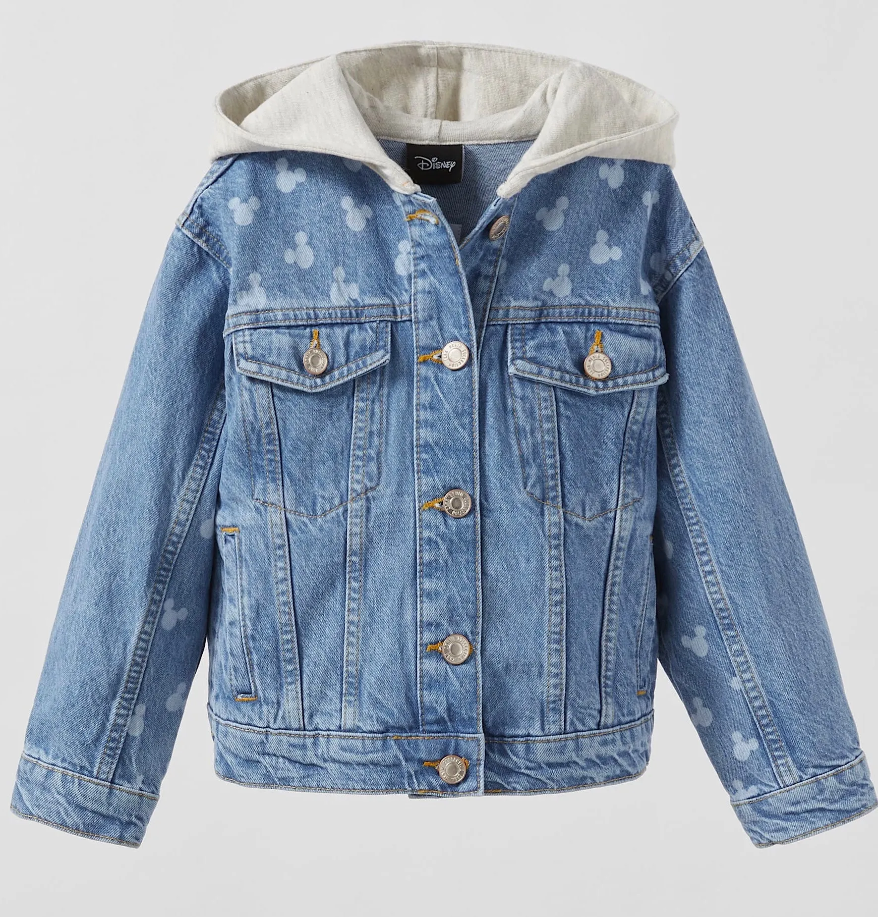 Disney Mickey Mouse Denim Hoodie Jacket