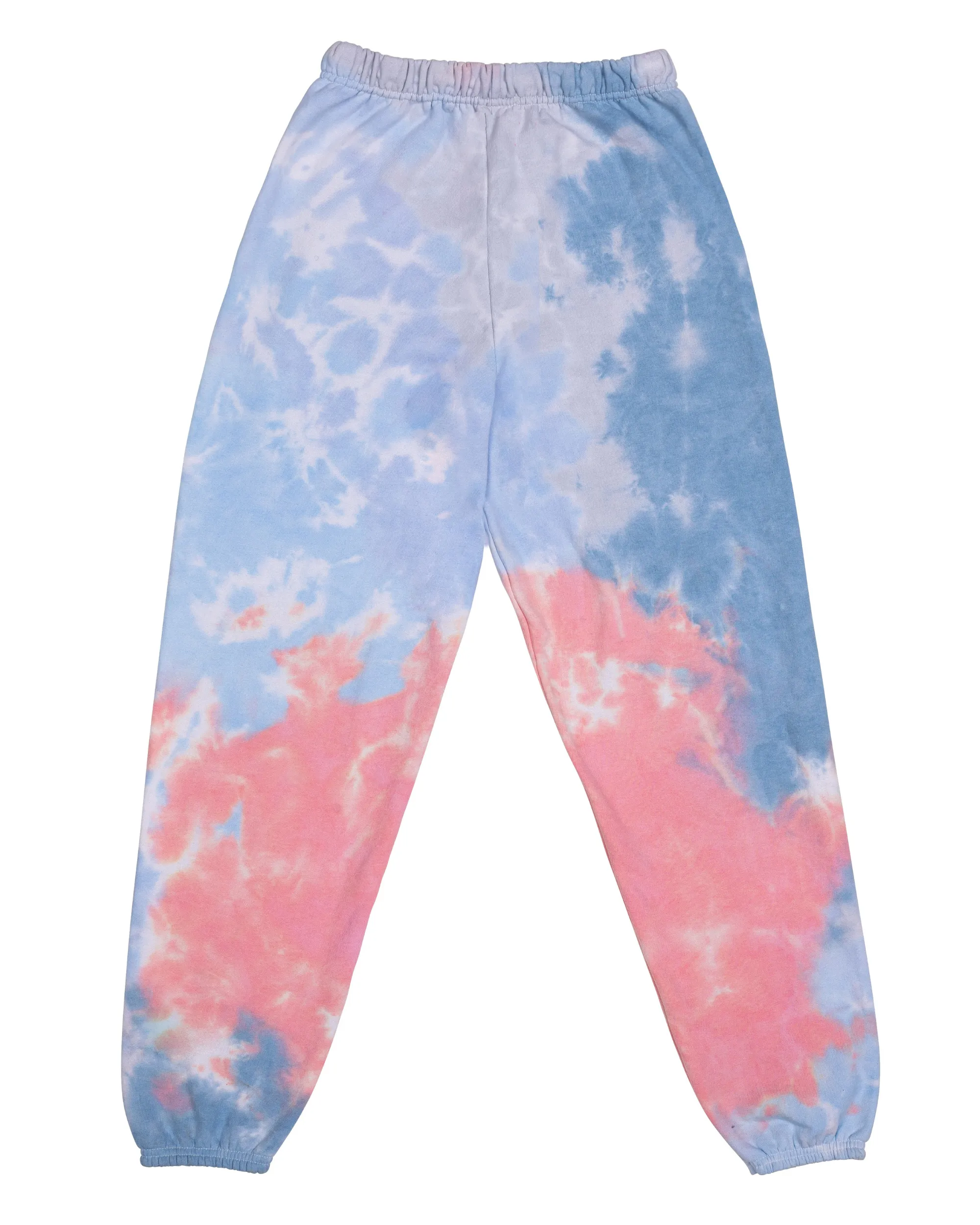 Dream Cloud Dye Essential Fleece Sweatpants - Coral