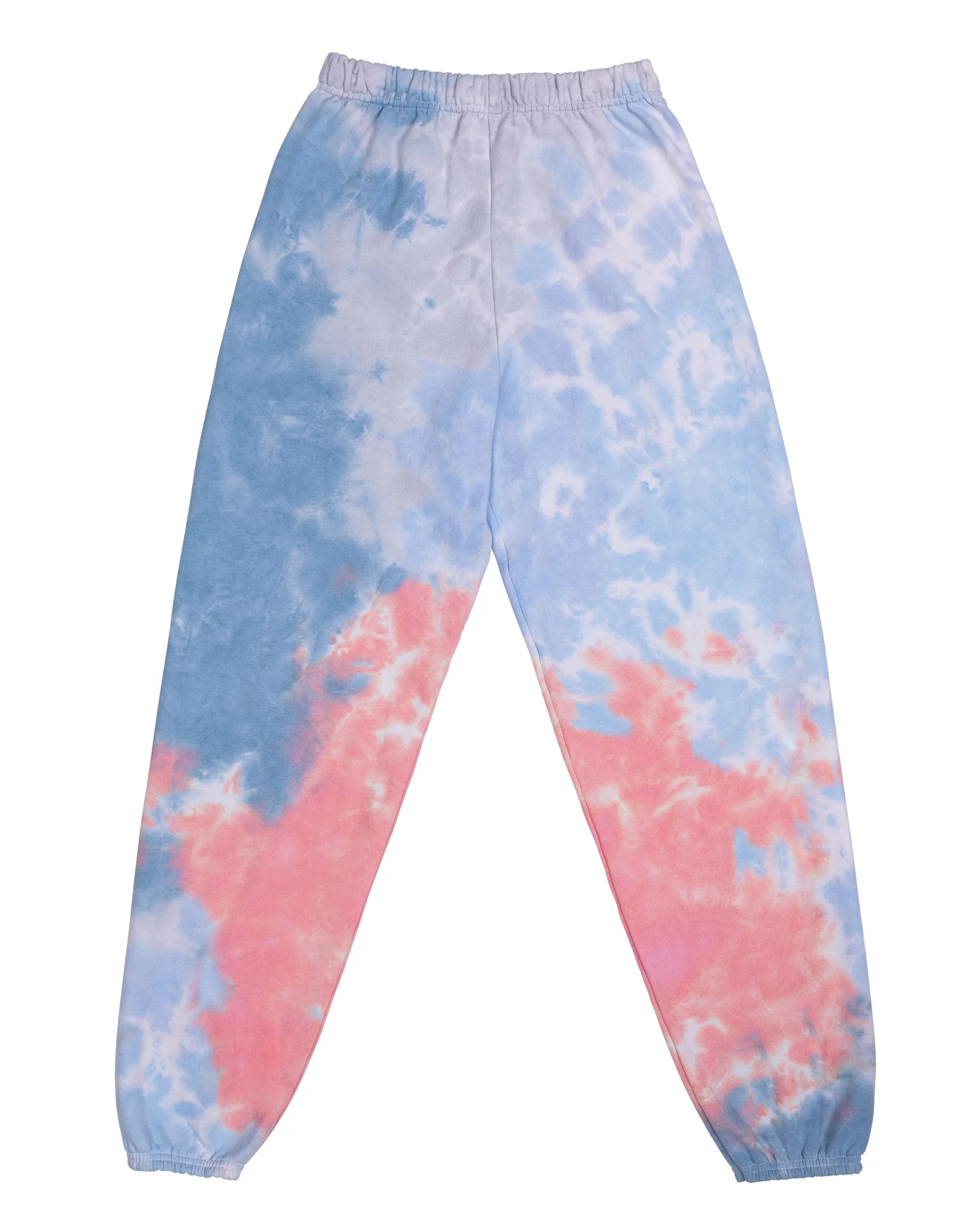 Dream Cloud Dye Essential Fleece Sweatpants - Coral