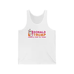 DT America Runs on Trump Jersey Tank Top