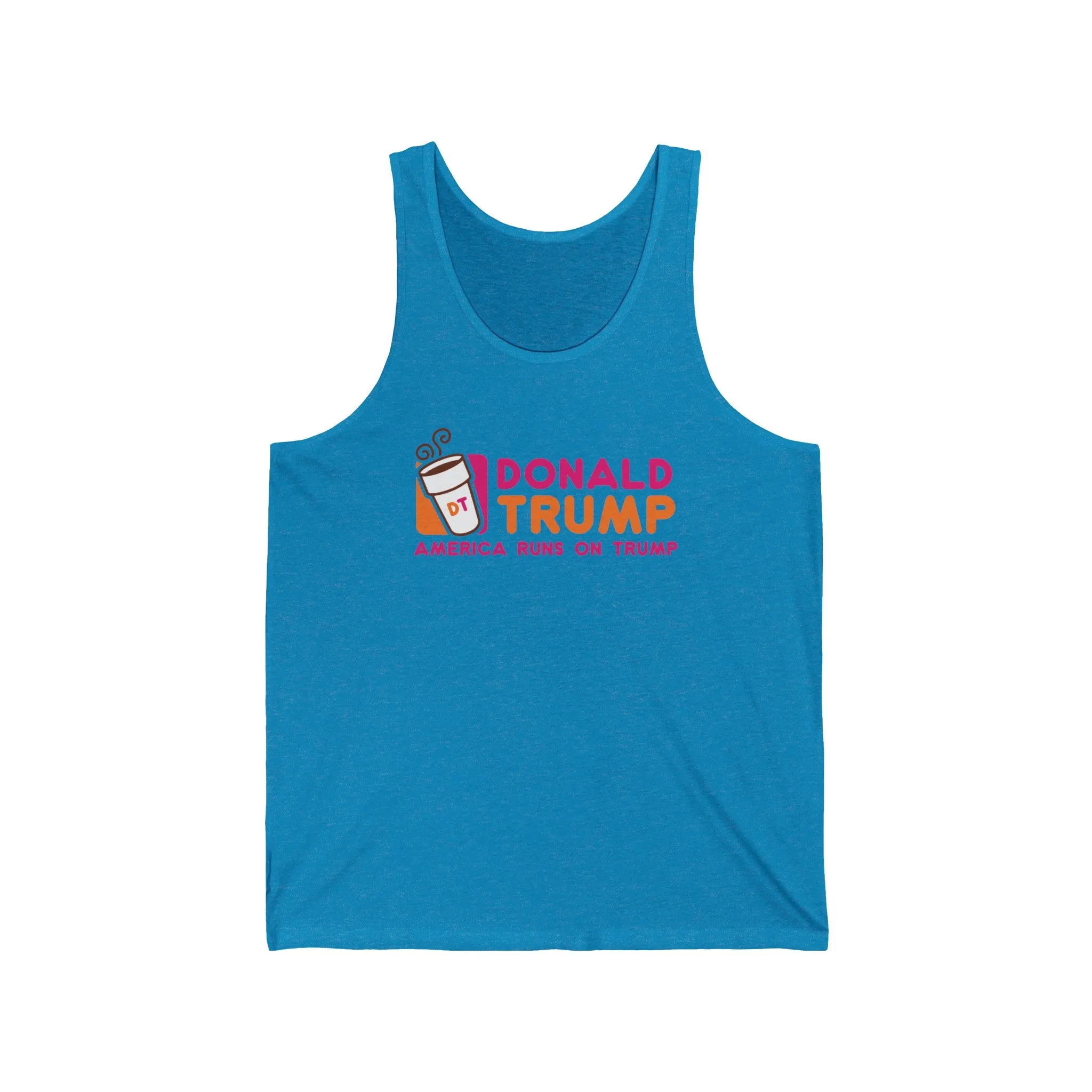 DT America Runs on Trump Jersey Tank Top