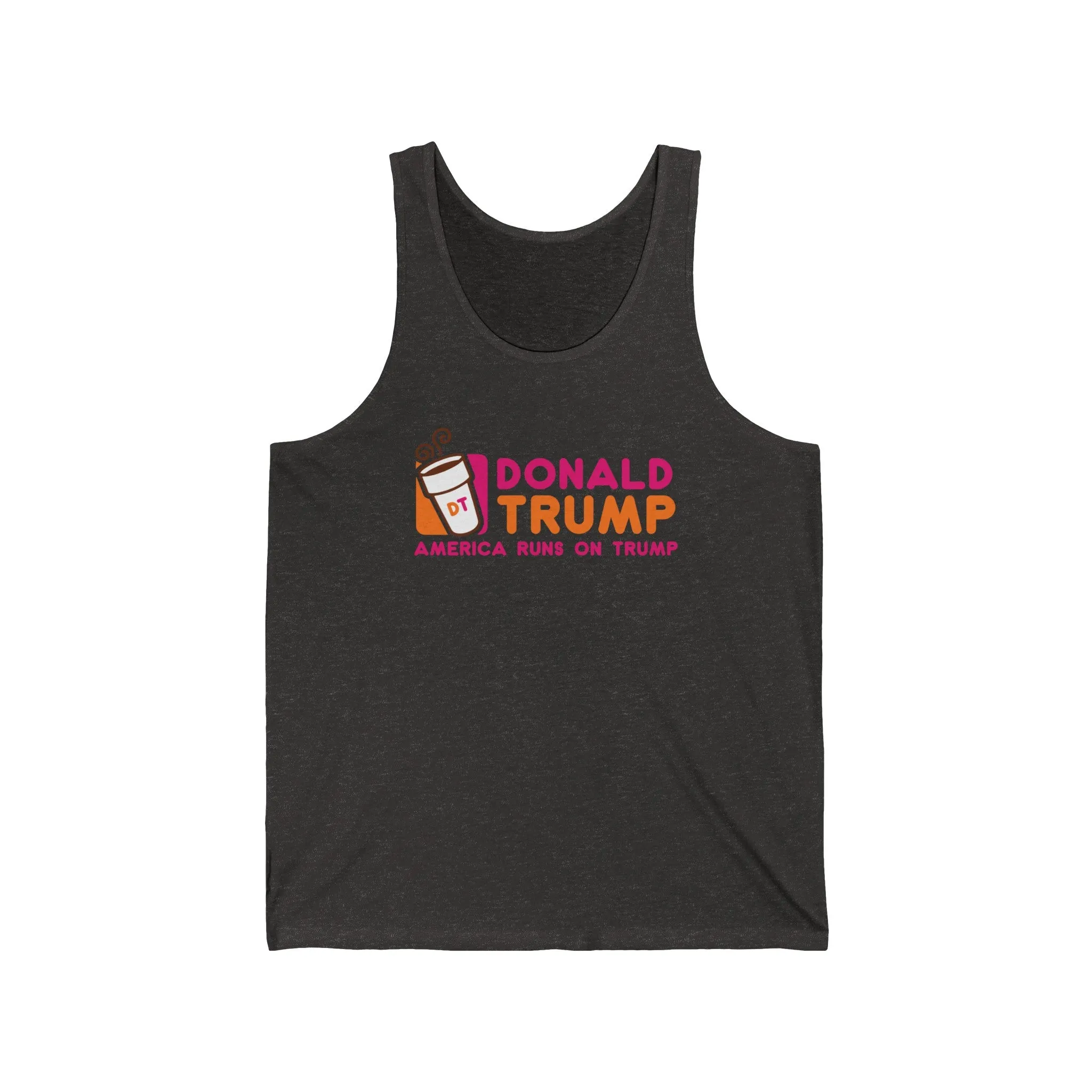 DT America Runs on Trump Jersey Tank Top