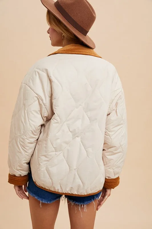 EMILEE REVERSIBLE QUILTED JACKET