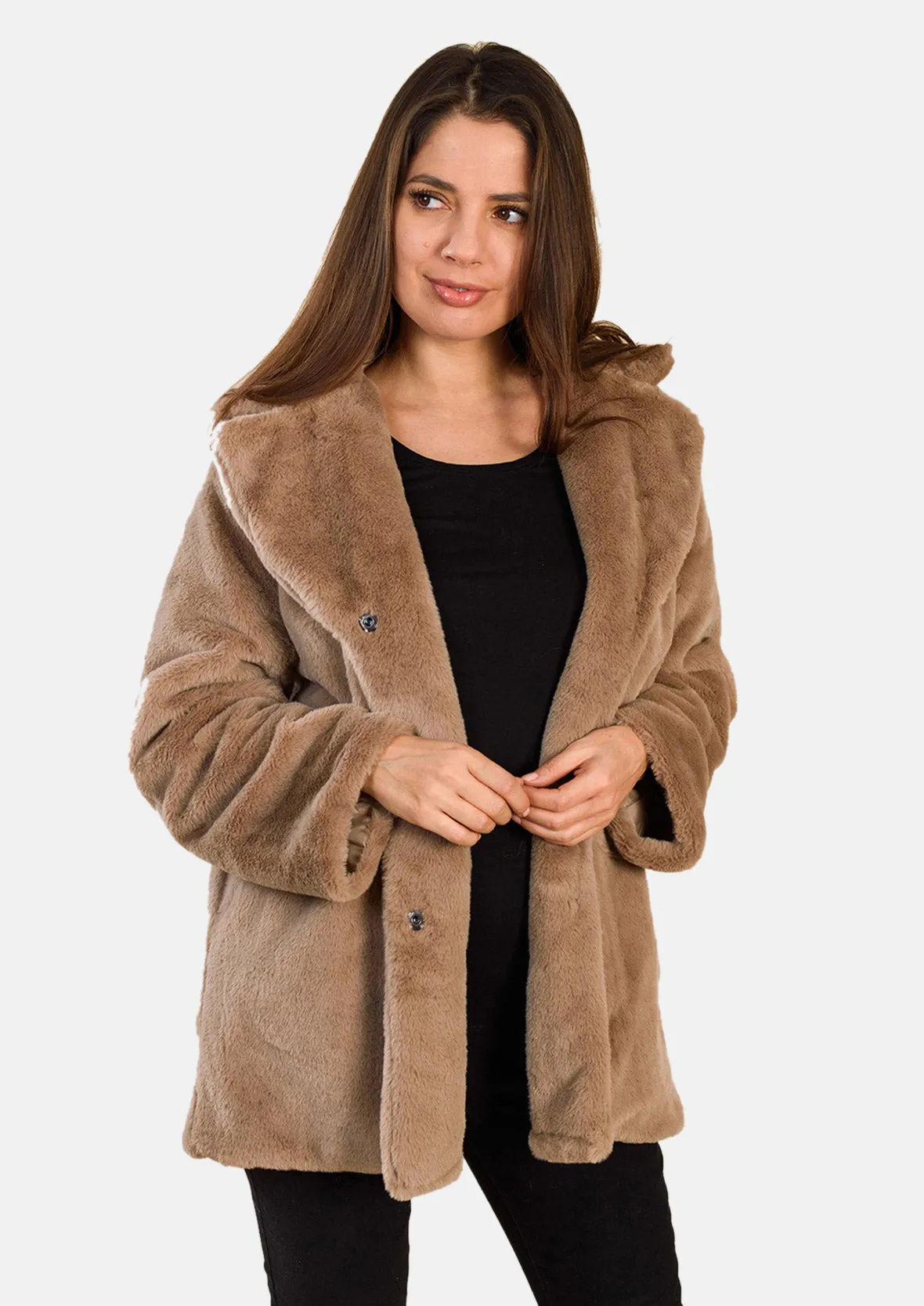 Faux Fur Coat