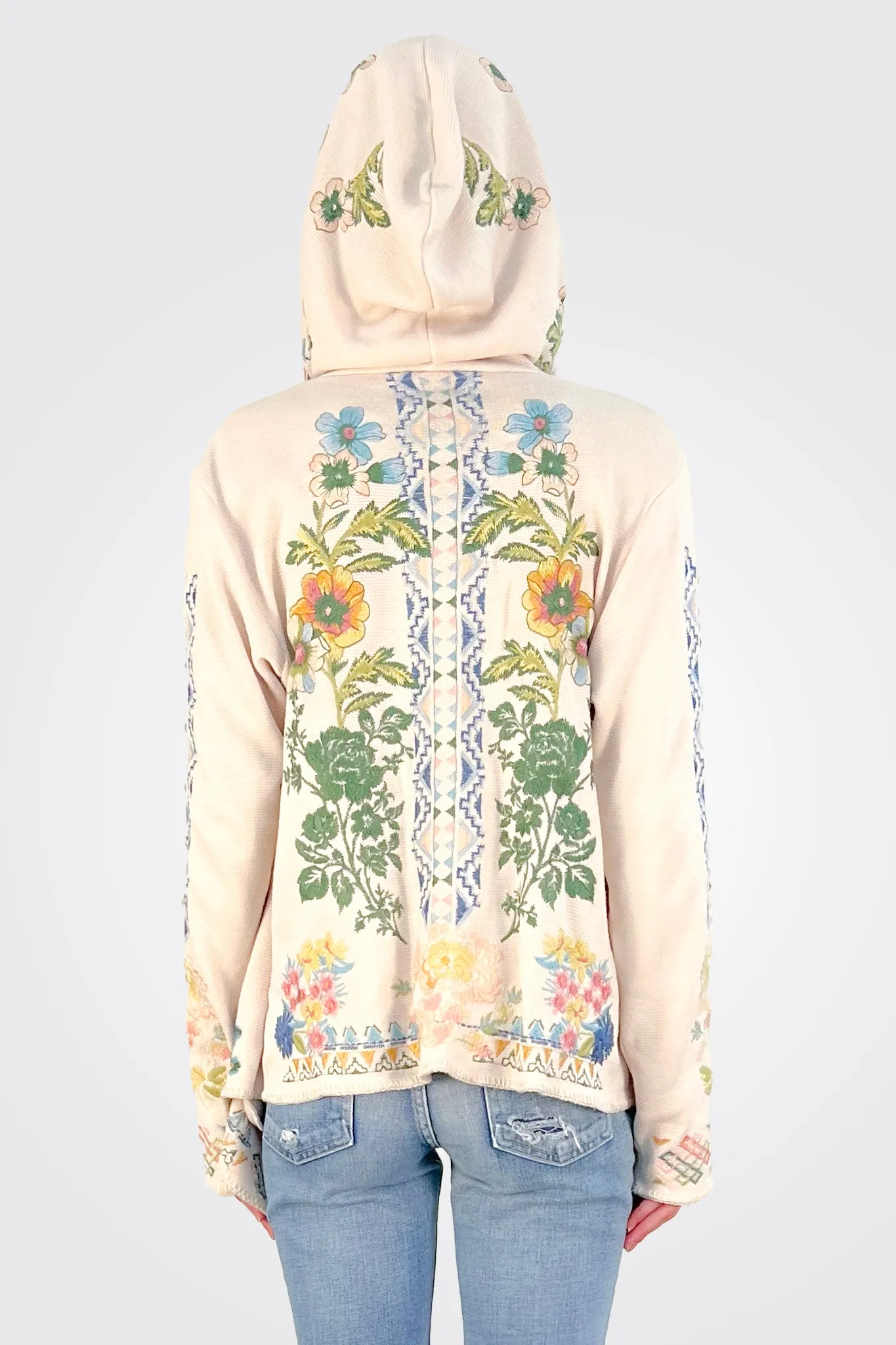 Fayetta Short Hoodie Jacket - Ecru