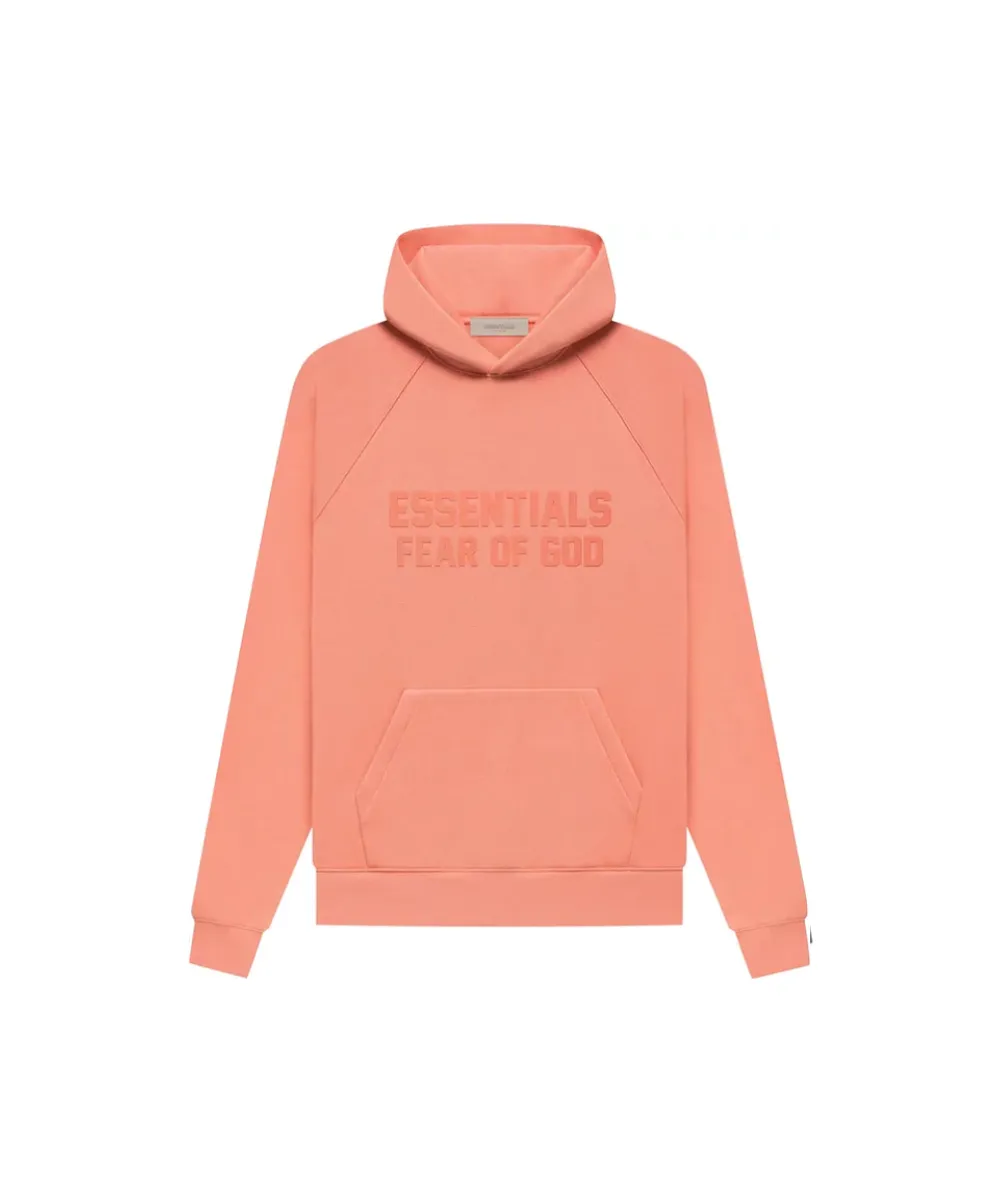 Fear Of God ESSENTIALS Hoodie (Coral)