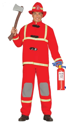 Fireman Costume Adult