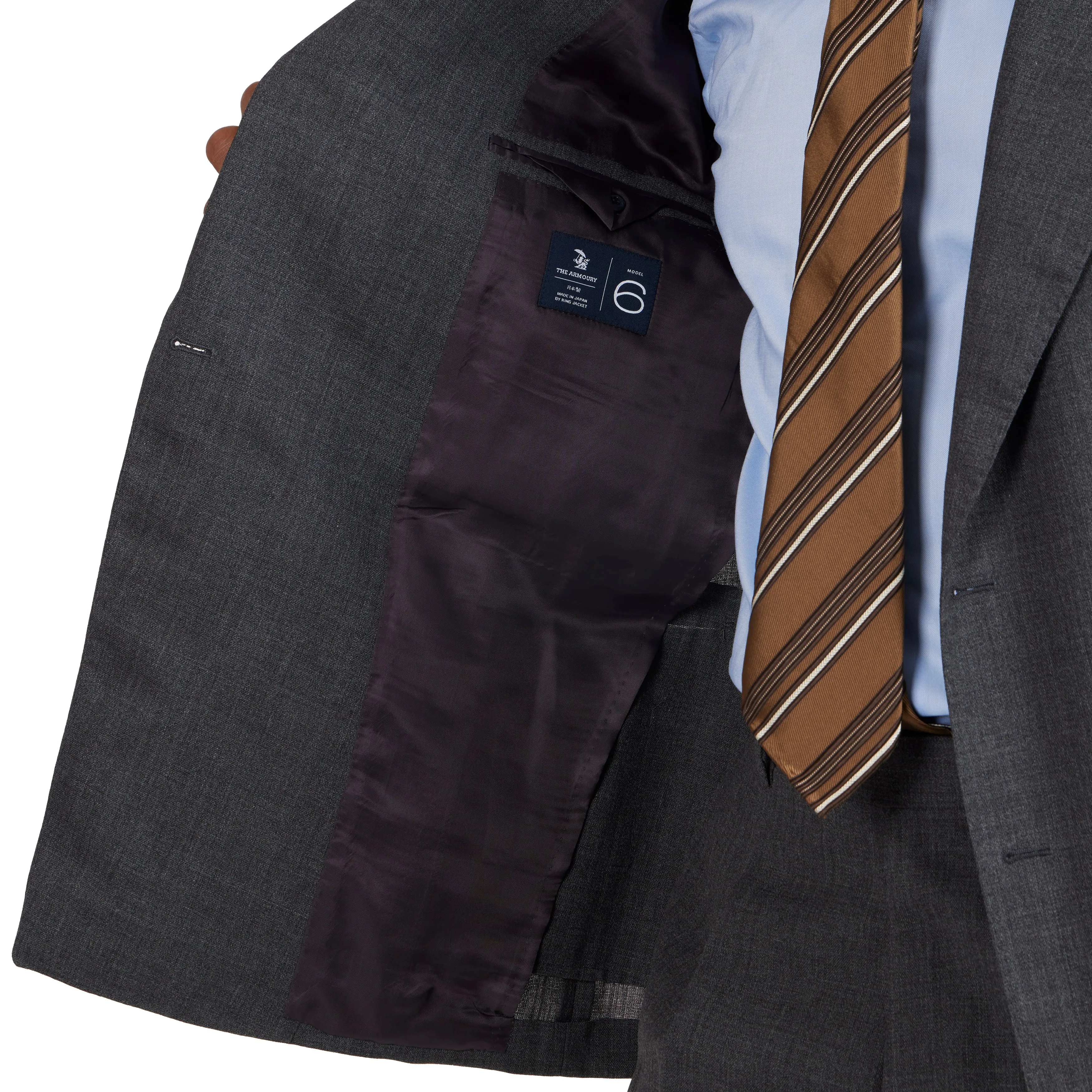 First Class High-twist Wool Model 6B Suit