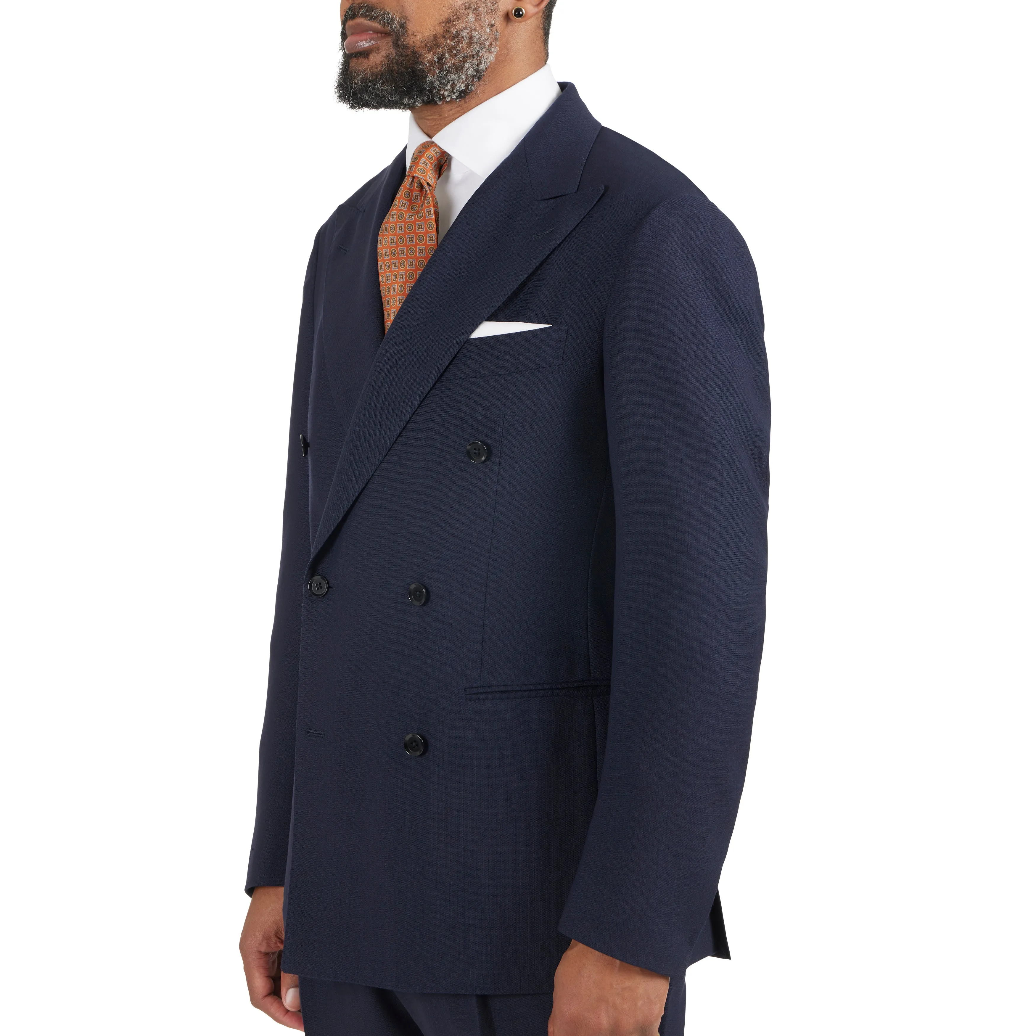 First Class High-twist Wool Model 6B Suit