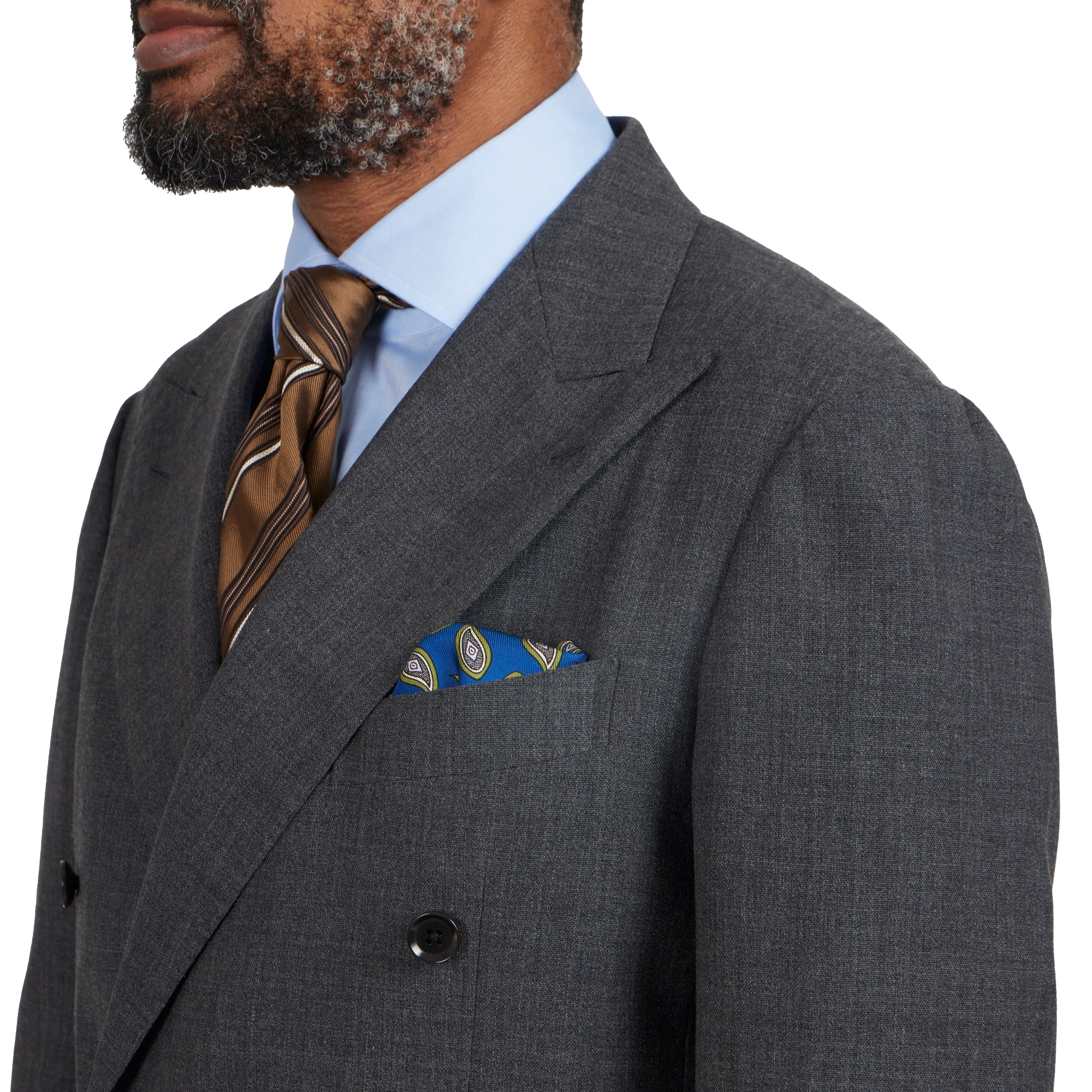 First Class High-twist Wool Model 6B Suit