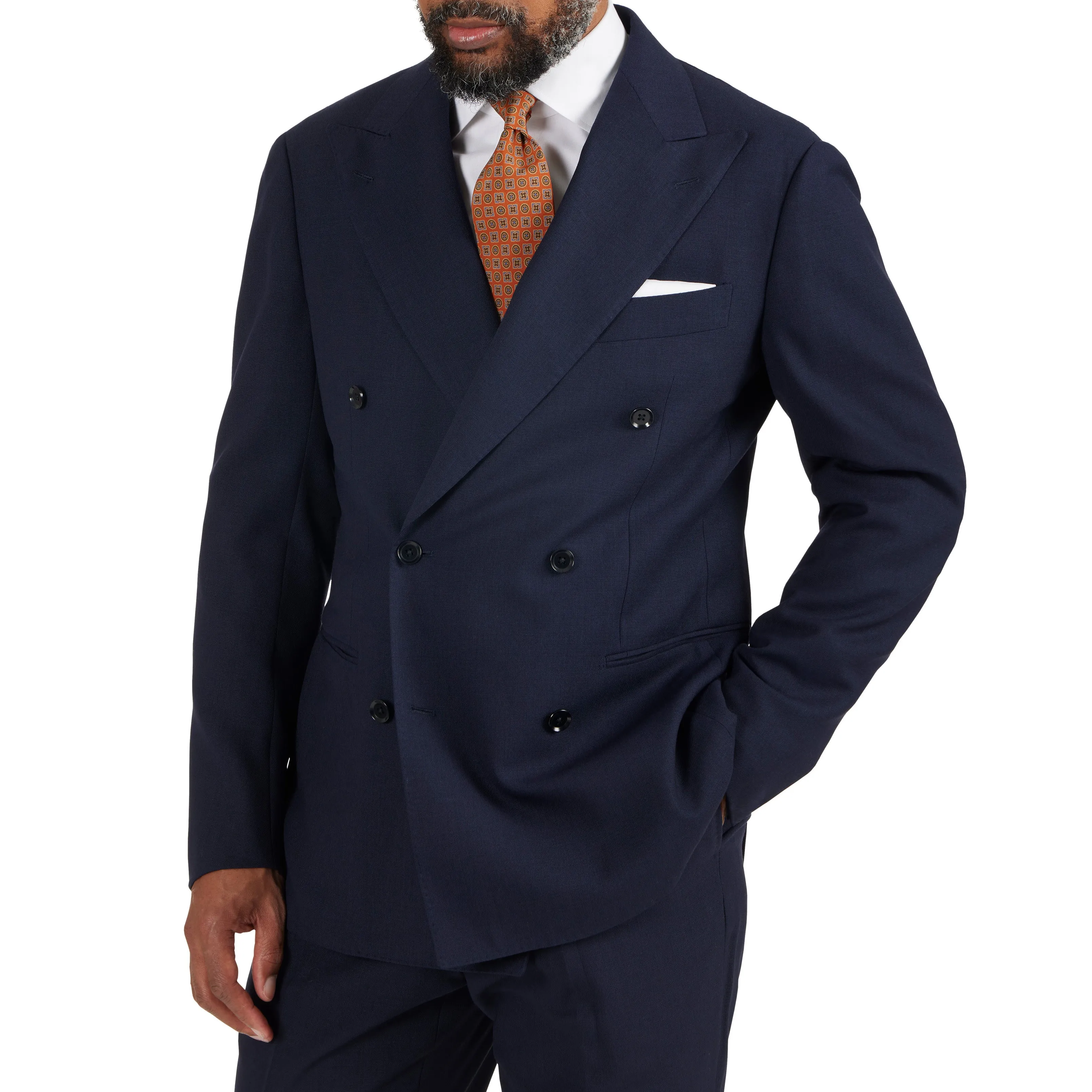 First Class High-twist Wool Model 6B Suit