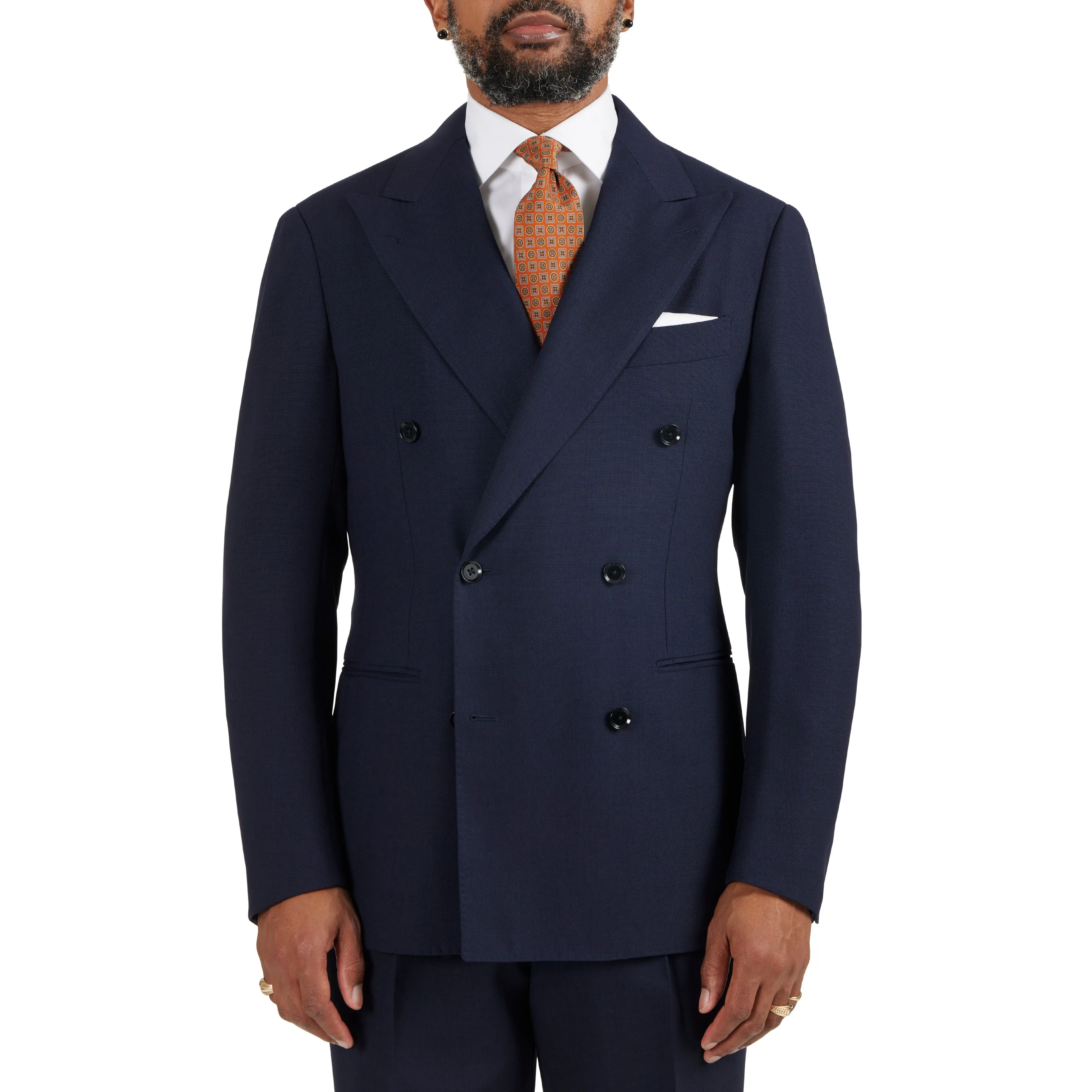 First Class High-twist Wool Model 6B Suit