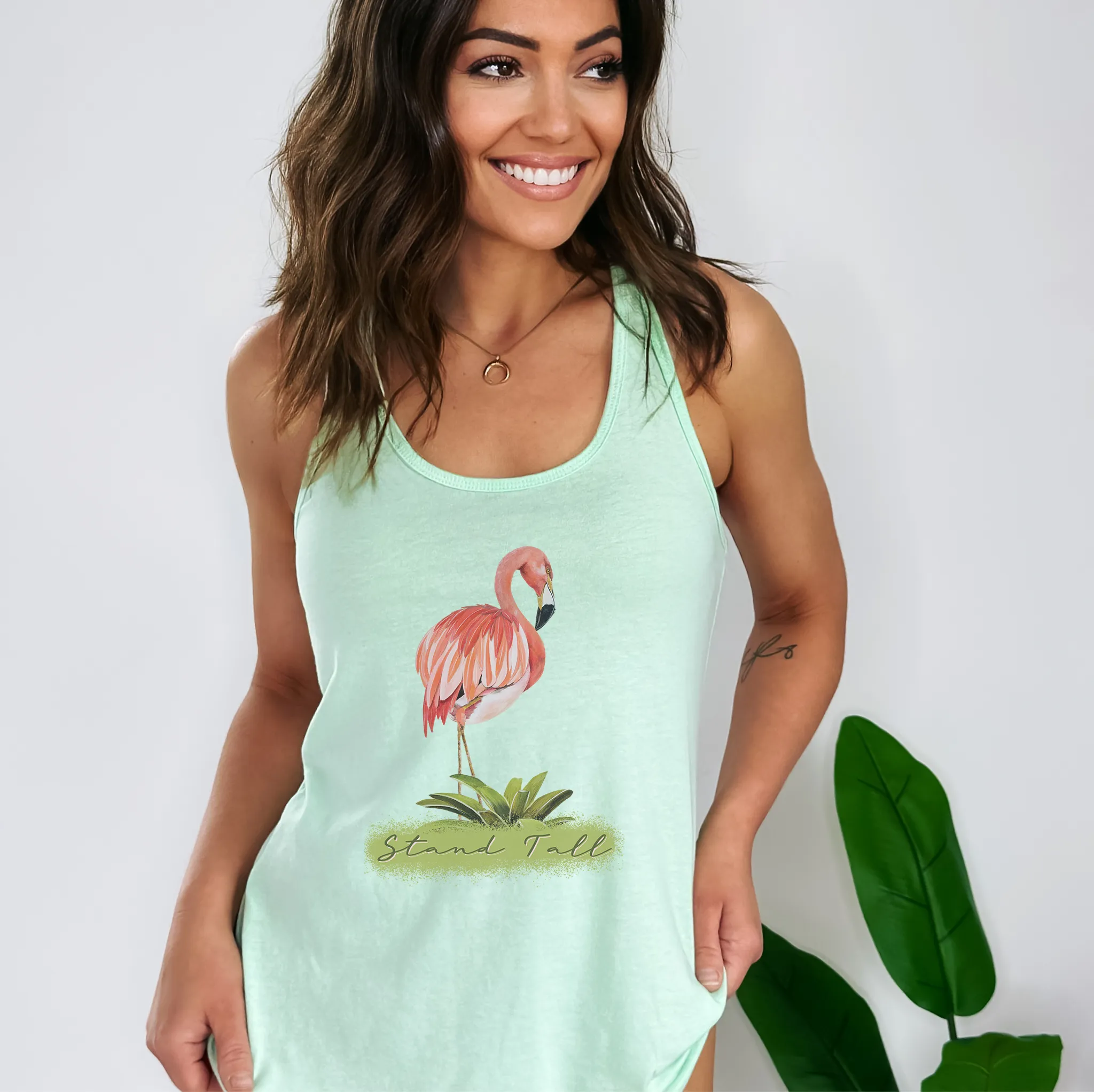 Flamingo Women's Shirt, Flamingo Women's Tank Top, Cute Bird Shirt, Flamingo Shirt, Women's Flamingo Top, Bird Lover Gift, Flamingo Gift