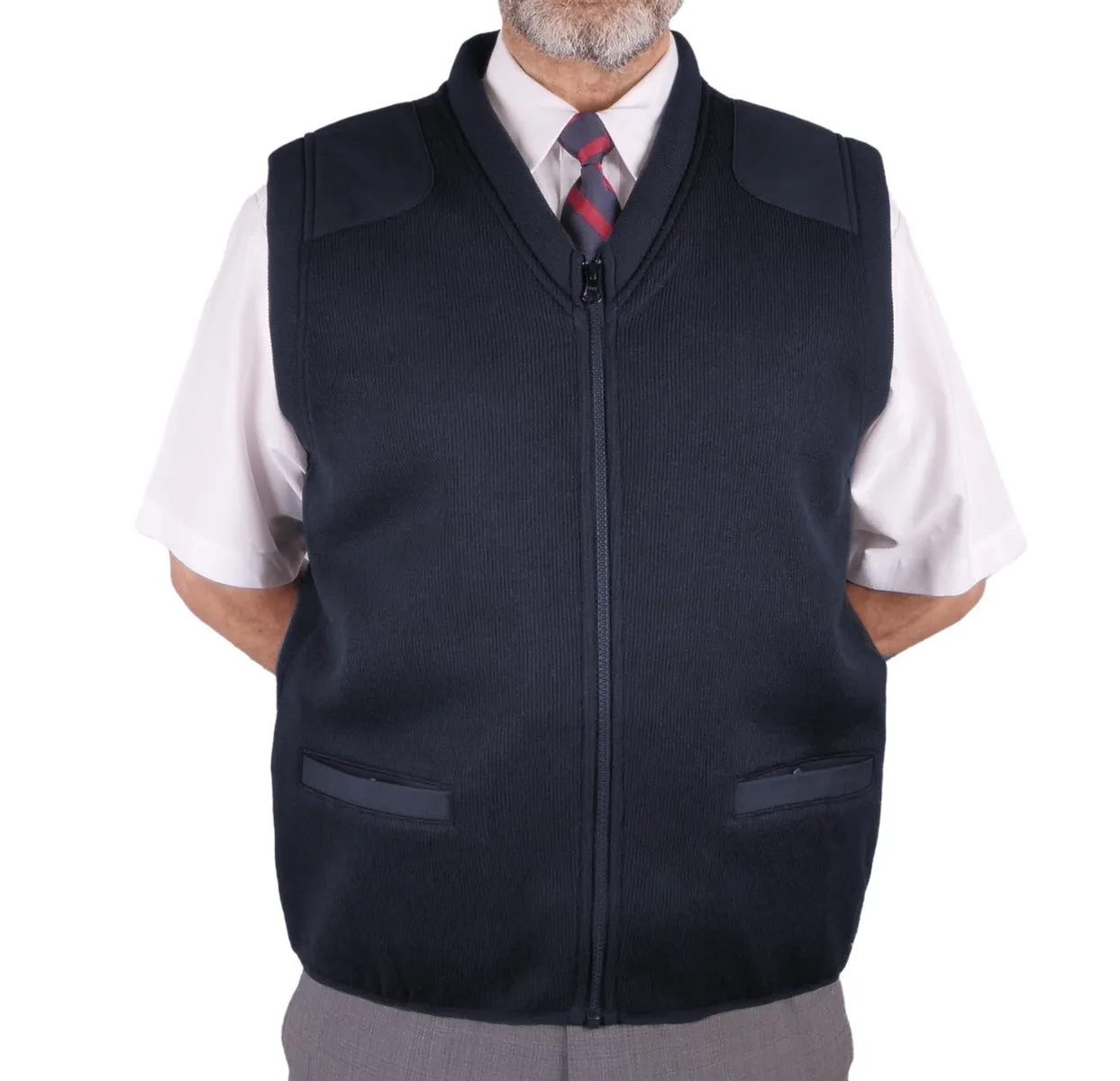 Fleece Lined Zip Front Vest