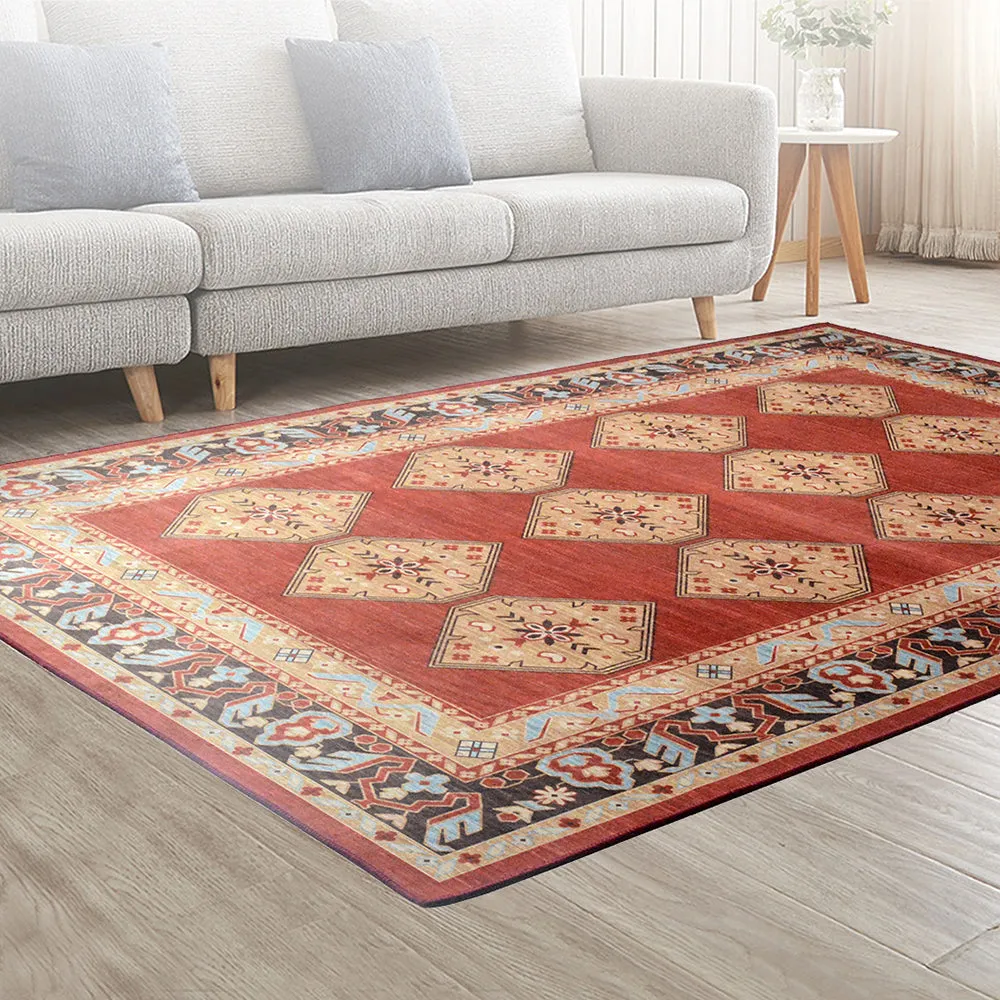 Floor Rugs Carpet 200 x 290 Living Room Mat Rugs Bedroom Large Soft Red