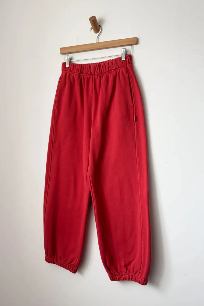 French Terry Balloon Pants (Coral)