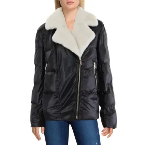 Generation Love Womens Insulated Faux Fur Lined Puffer Jacket