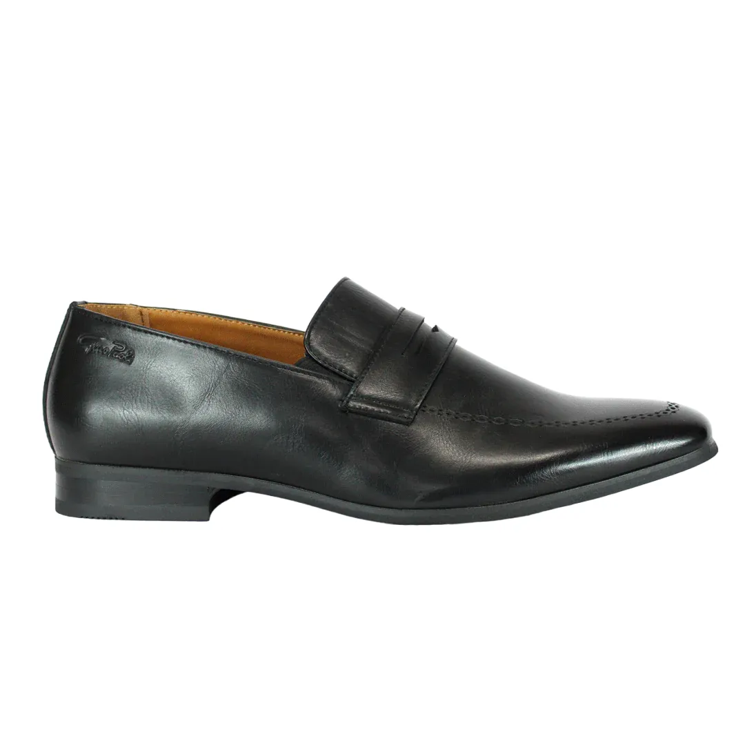 Gino Paoli Black Slip On