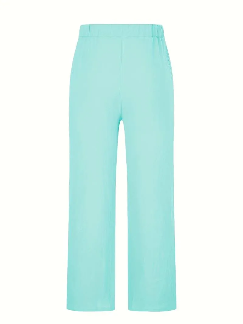 Heath - Loose Fit Cotton Fabric Trousers