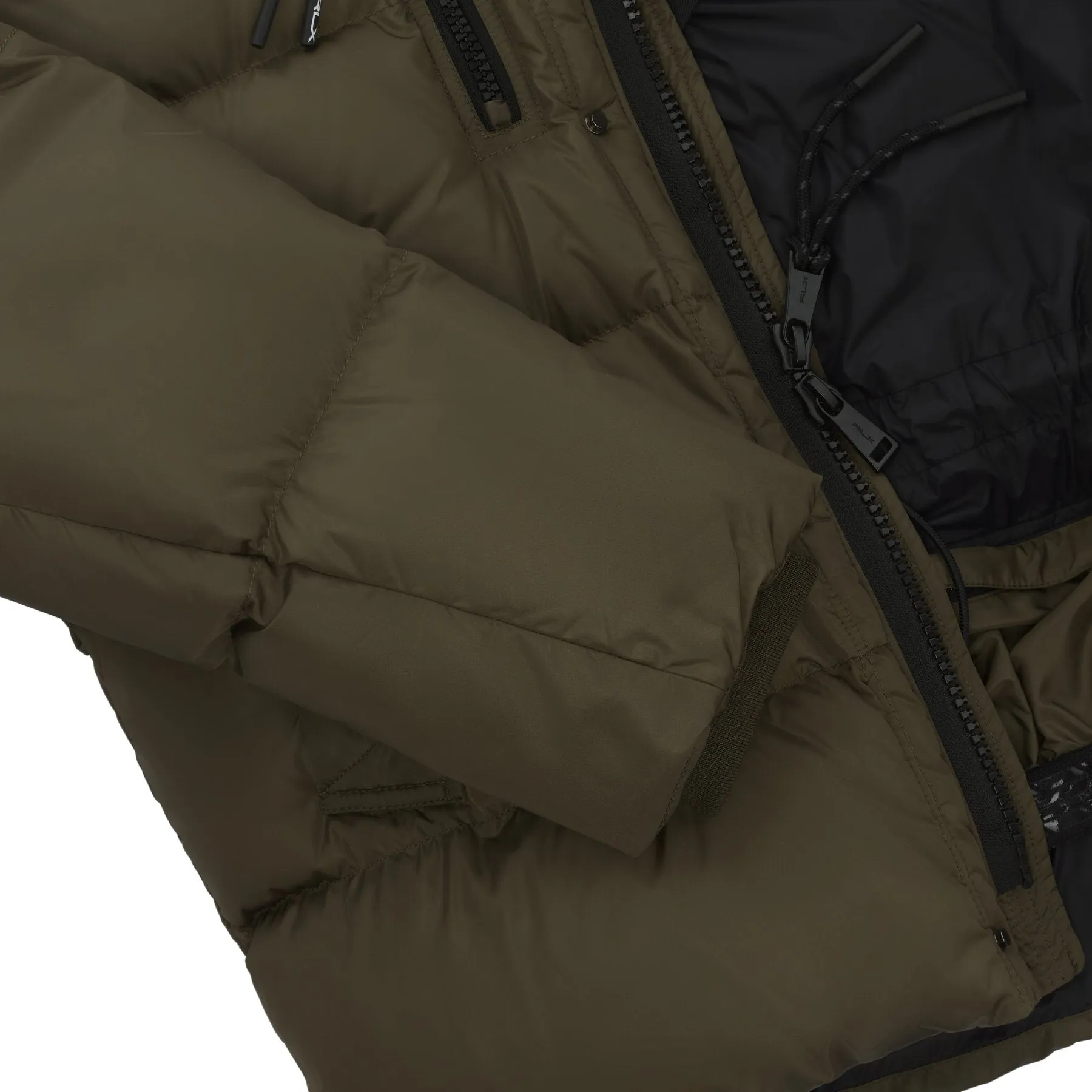 Hooded White Duck-Down Padded Jacket