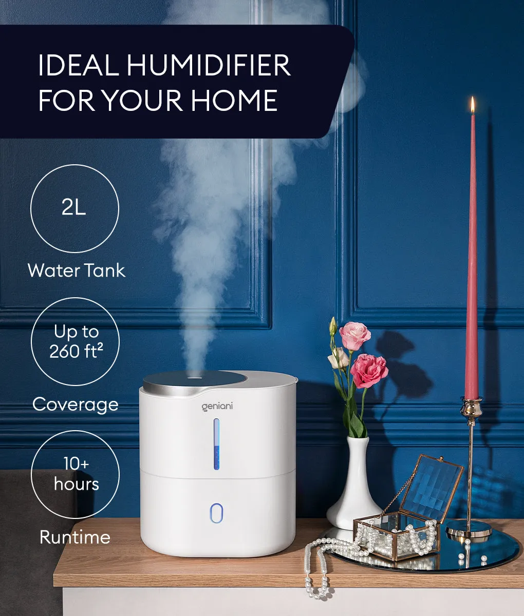 Huron Top Fill Humidifier 2L White