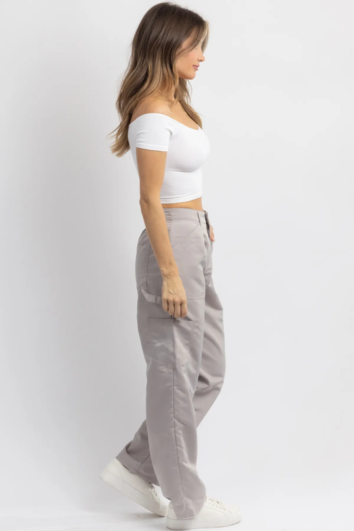 IRENE GREY CARGO PANT