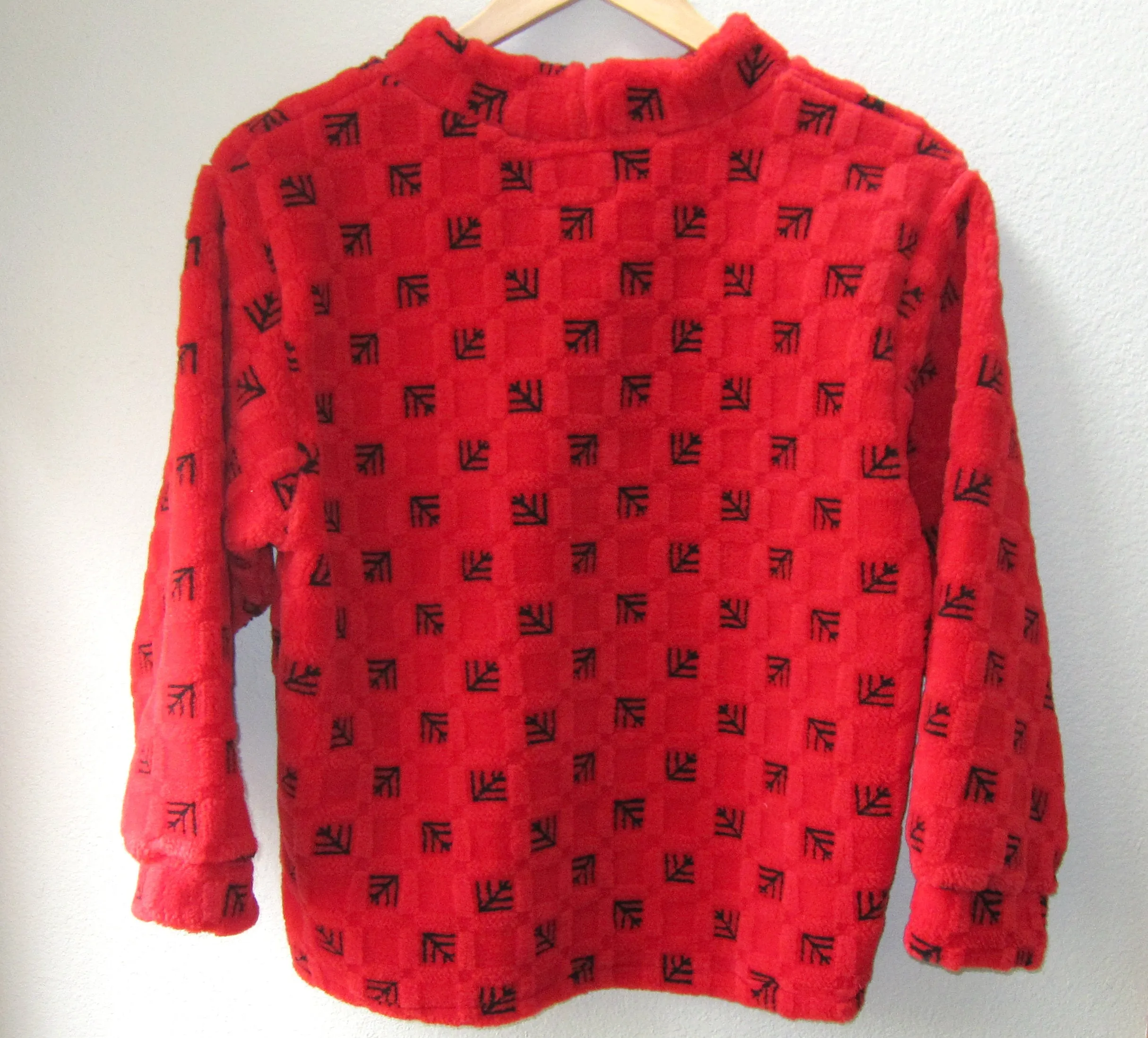 Jacket Fleece Pullover Sweater Red Arrow Size 8