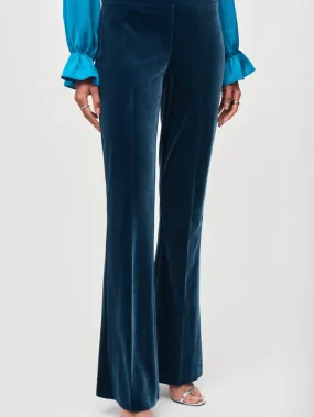 Joseph Ribkoff Nightfall Velvet Flared Pull On Trousers 234289F24 Col 3920