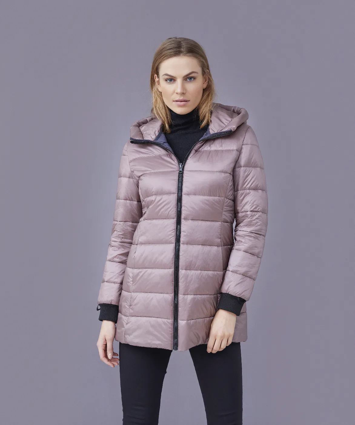 Junge - Mauve Puffer Jacket