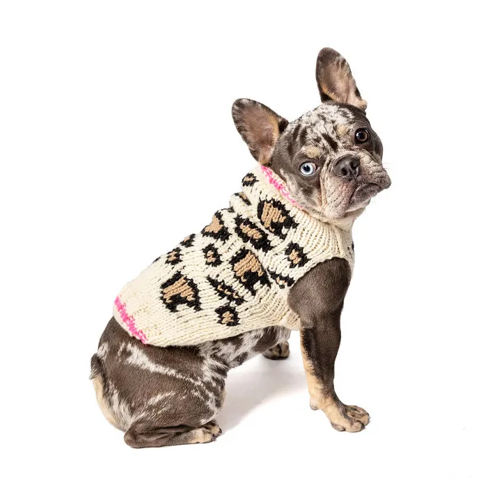 Leopard Print Dog Sweater