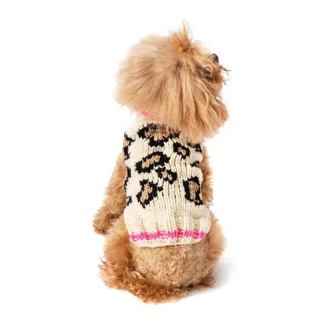 Leopard Print Dog Sweater