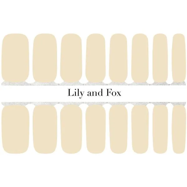 Lily And Fox - Nail Wrap - Beige Baby