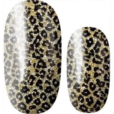 Lily and Fox - Nail Wrap - Cheetah Sparkle