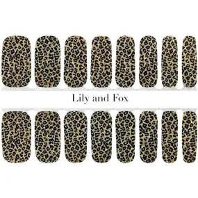 Lily and Fox - Nail Wrap - Cheetah Sparkle