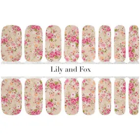 Lily and Fox - Nail Wrap - Classic Floral