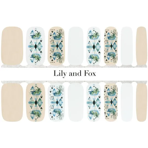 Lily and Fox - Nail Wrap - Escape To Paradise