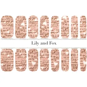 Lily And Fox - Nail Wrap - Love Scrolls