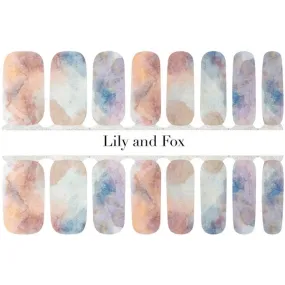 Lily And Fox - Nail Wrap - Watercolor Nebula