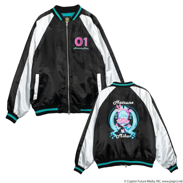 Listen Flavor x Hatsune Miku satin jacket