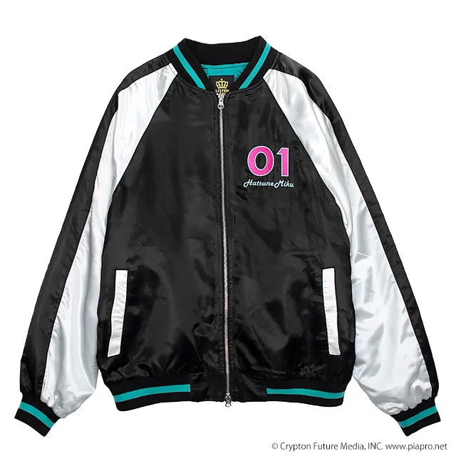 Listen Flavor x Hatsune Miku satin jacket