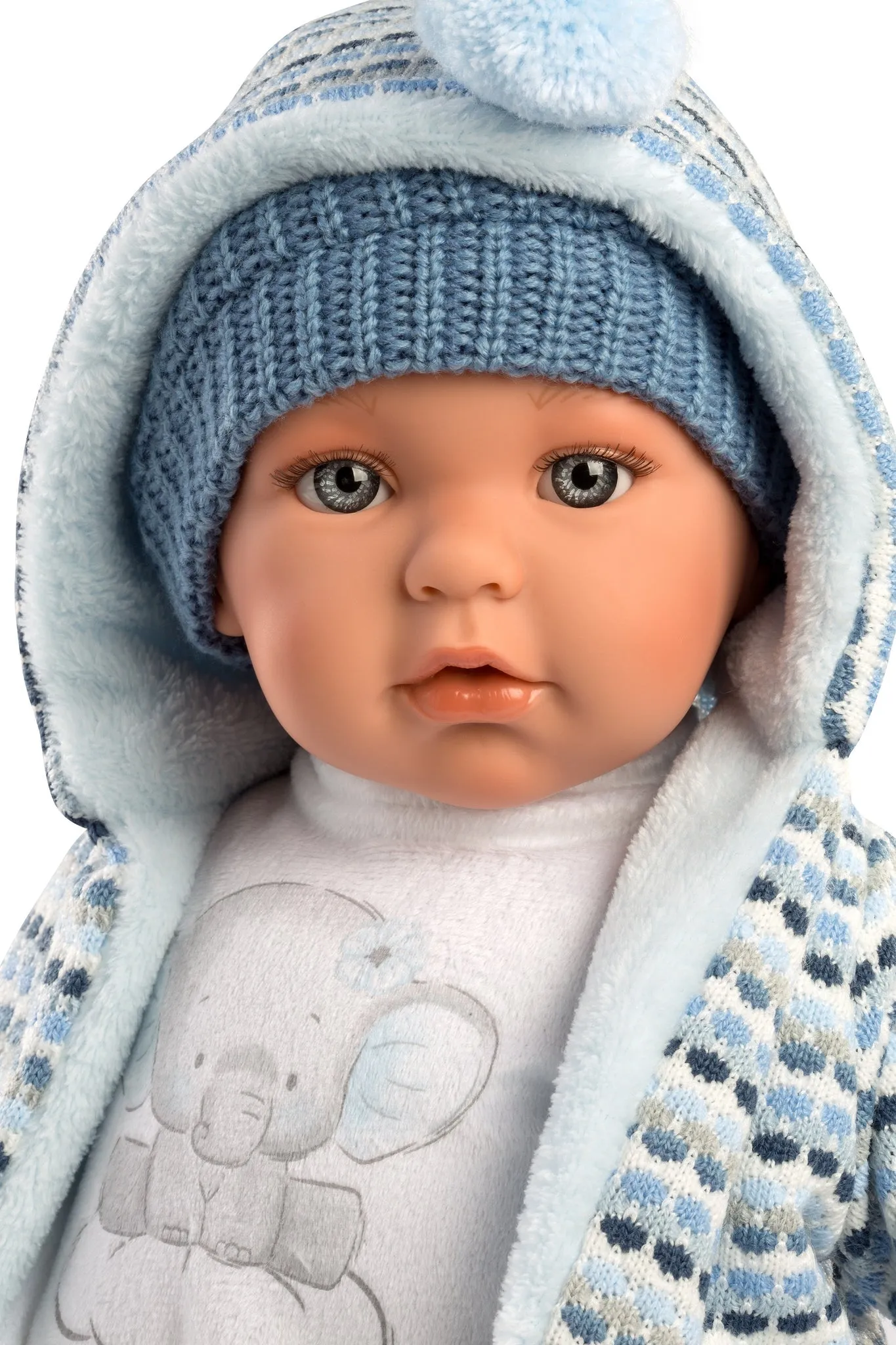 Llorens 16.5" Soft Body Crying Baby Doll Enzo