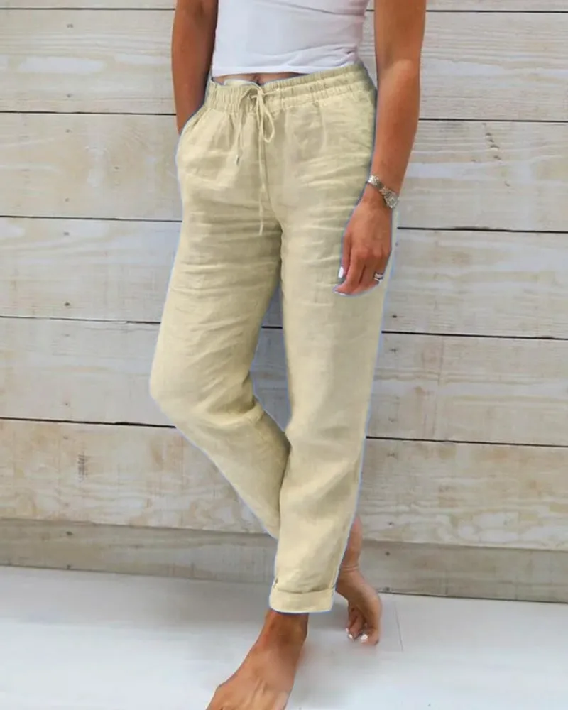 Mabel - Casual Straight Trousers